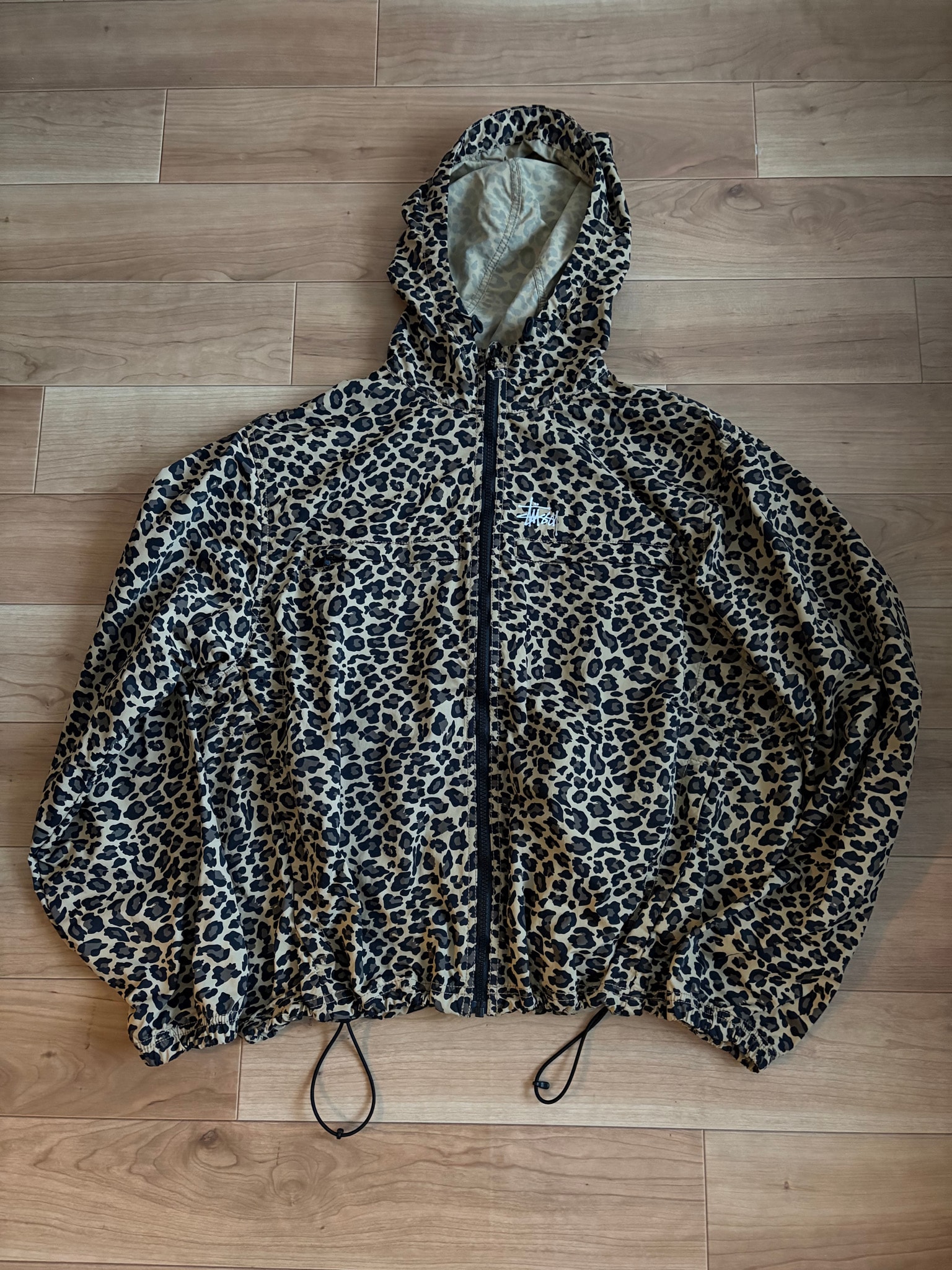 Stussy Lightweight Hooded Jacket "Cheetah"