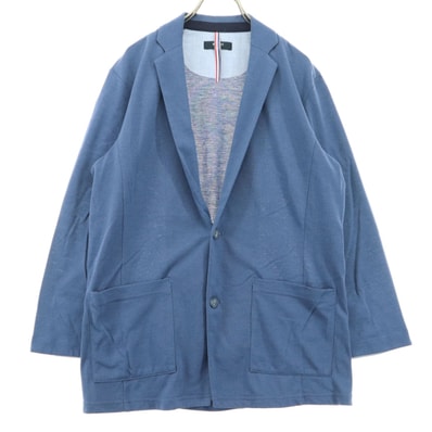 BEAMS HEART ビームスハート 長袖 テーラードジャケット M ブルー
