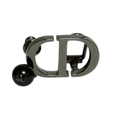 ディオール メンズ ピアス 30 モンテーニュ 片耳 左耳用 黒 メタル