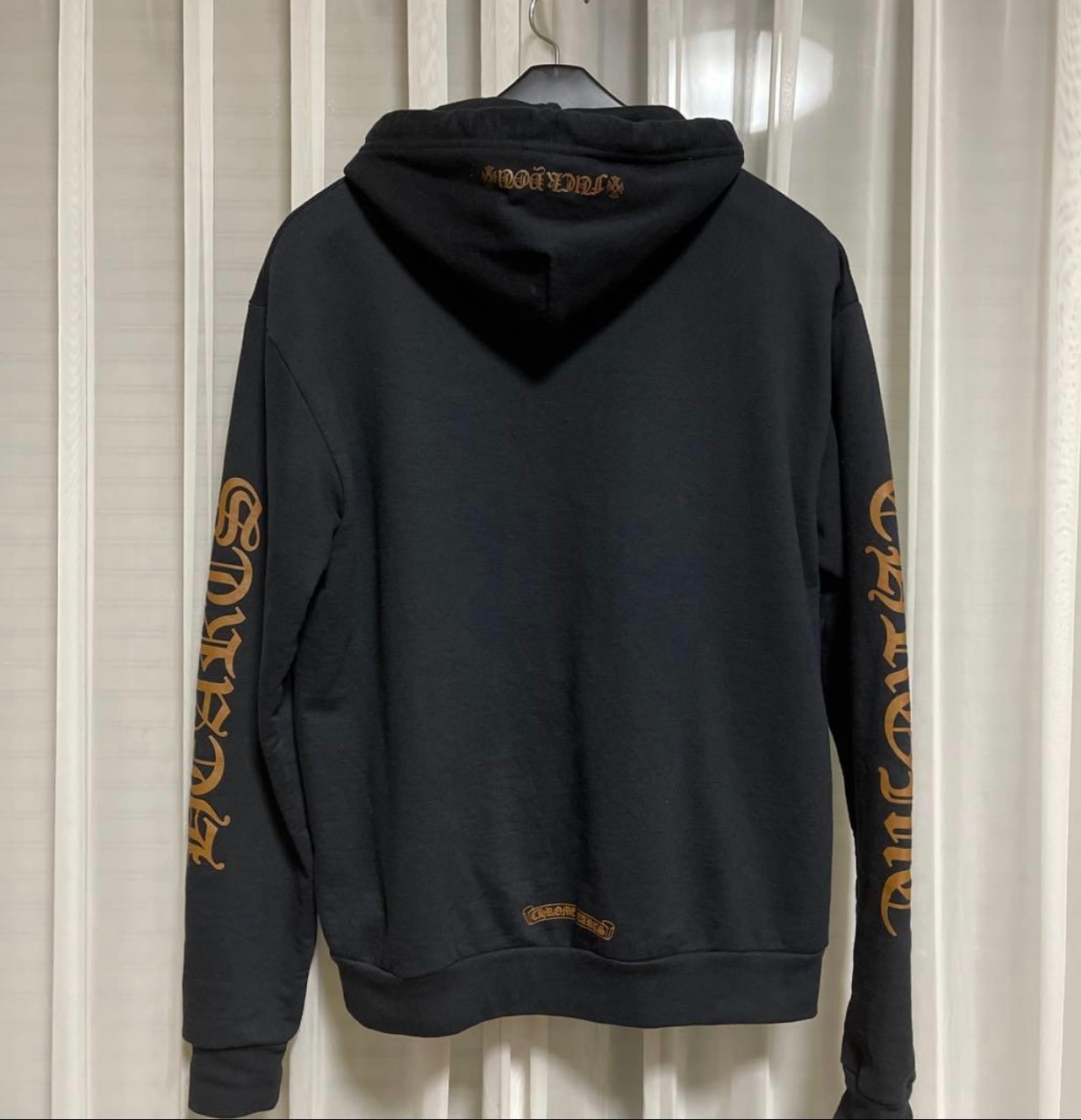 Chrome Hearts Sleeve Print Pullover Hoodie "Black"