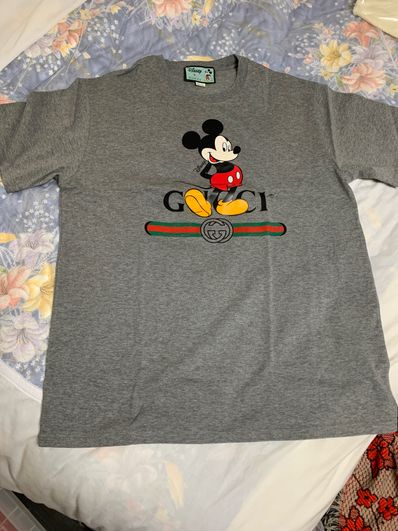 GUCCI × Disney Mickey Mouse T-shirt "Gray"