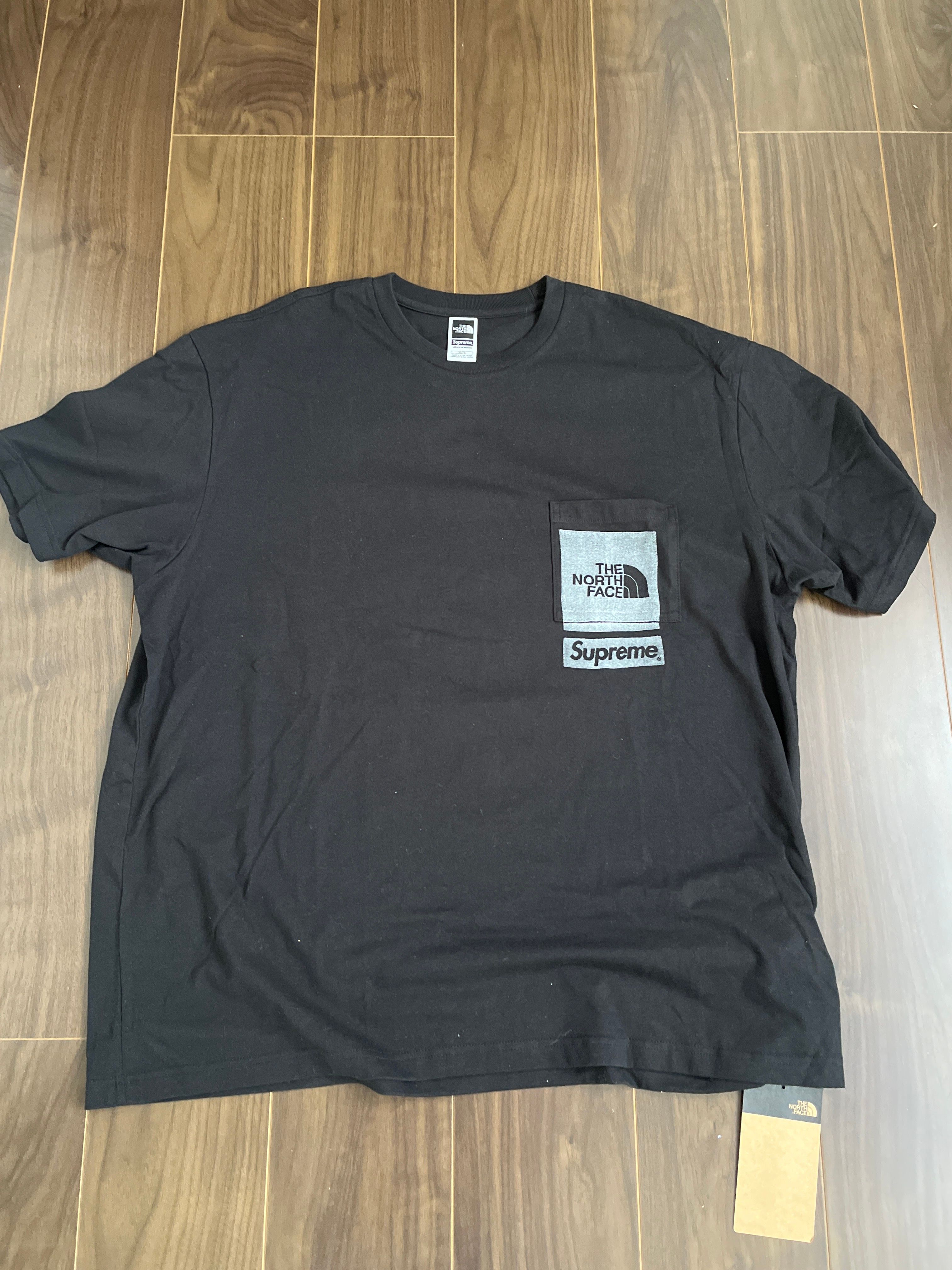 Supreme x The North Face Printed Pocket Tee "Black"