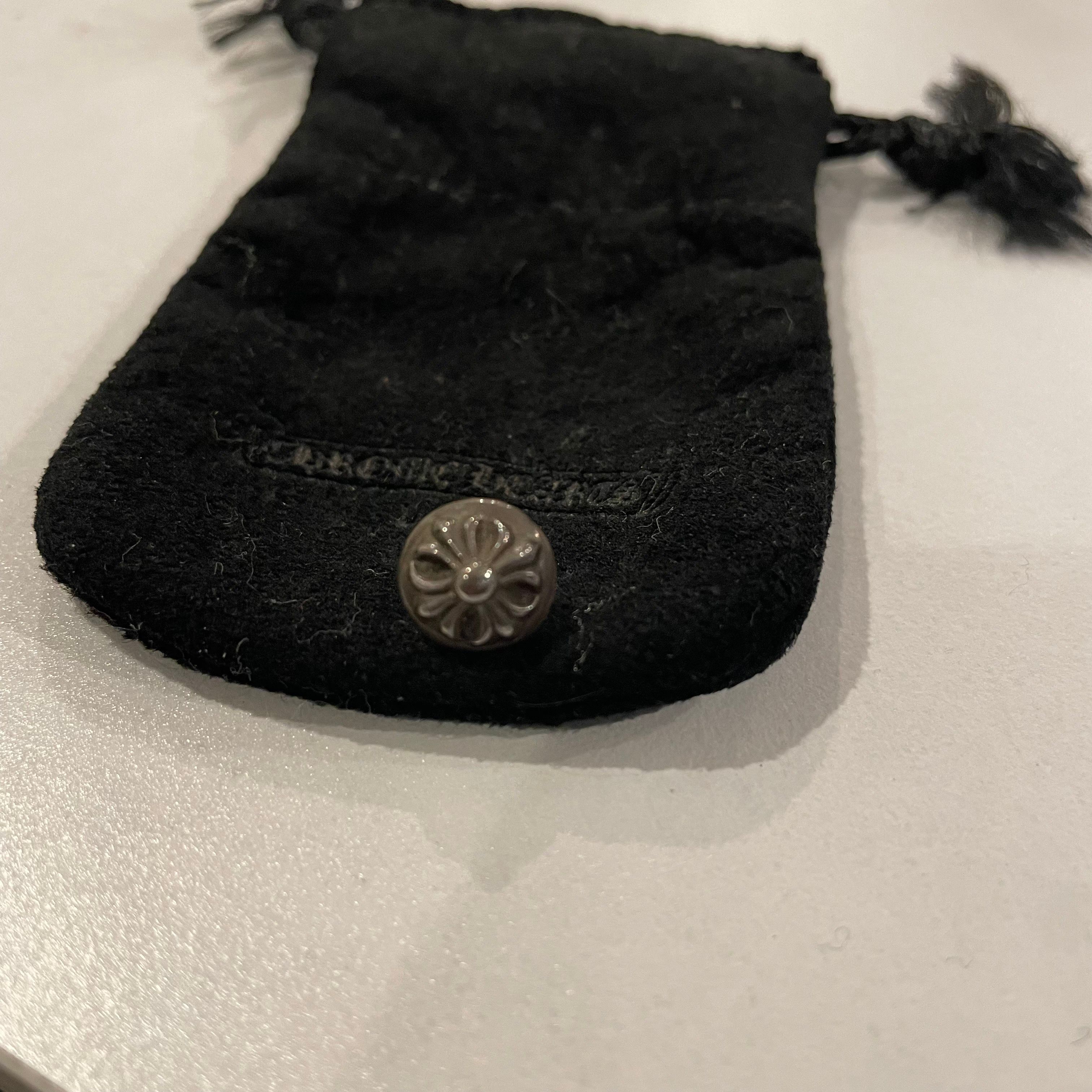 Chrome Hearts Cross Ball Stud Earrings "Silver"