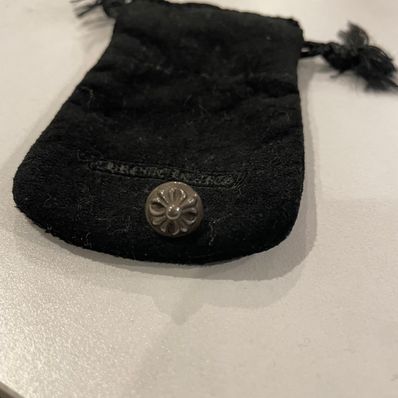 Chrome Hearts Cross Ball Stud Earrings "Silver"