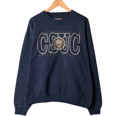 古着 ジャンスポーツ JANSPORT カレッジスウェットシャツ トレーナー USA製 メンズXL相当/eaa585530