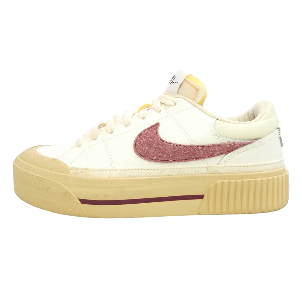 NIKE ナイキ スニーカー DZ4766-133 COURT LEGACY LIFT コートレガシー リフト スニーカー ベージュ系 24cm【中古】