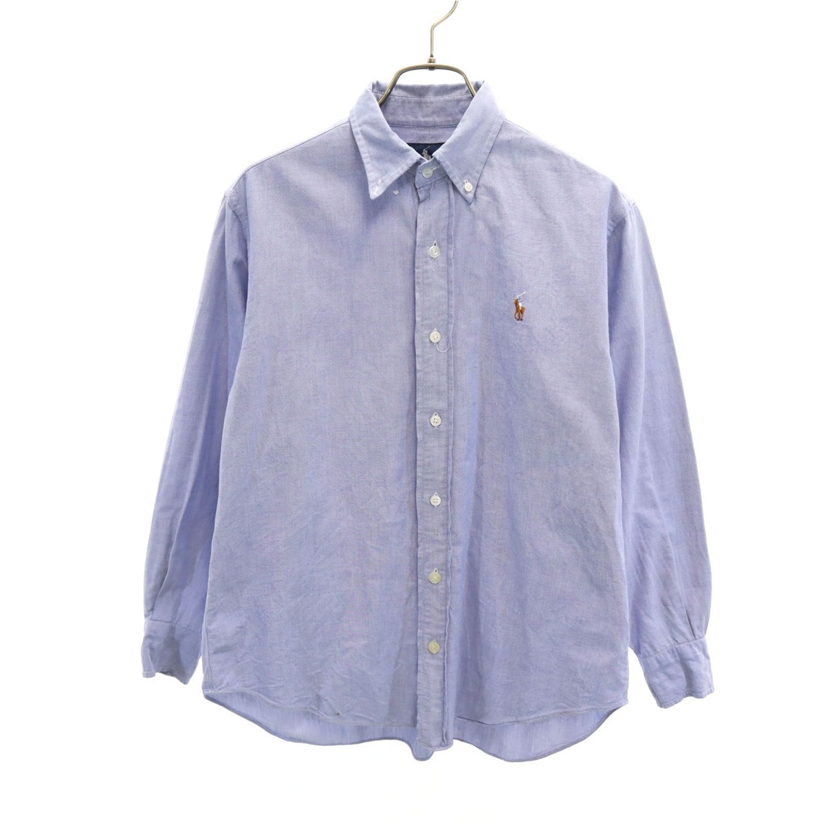 RALPH LAUREN ラルフローレン 長袖 オックスフォード ボタンダウンシャツ 9 ブルー