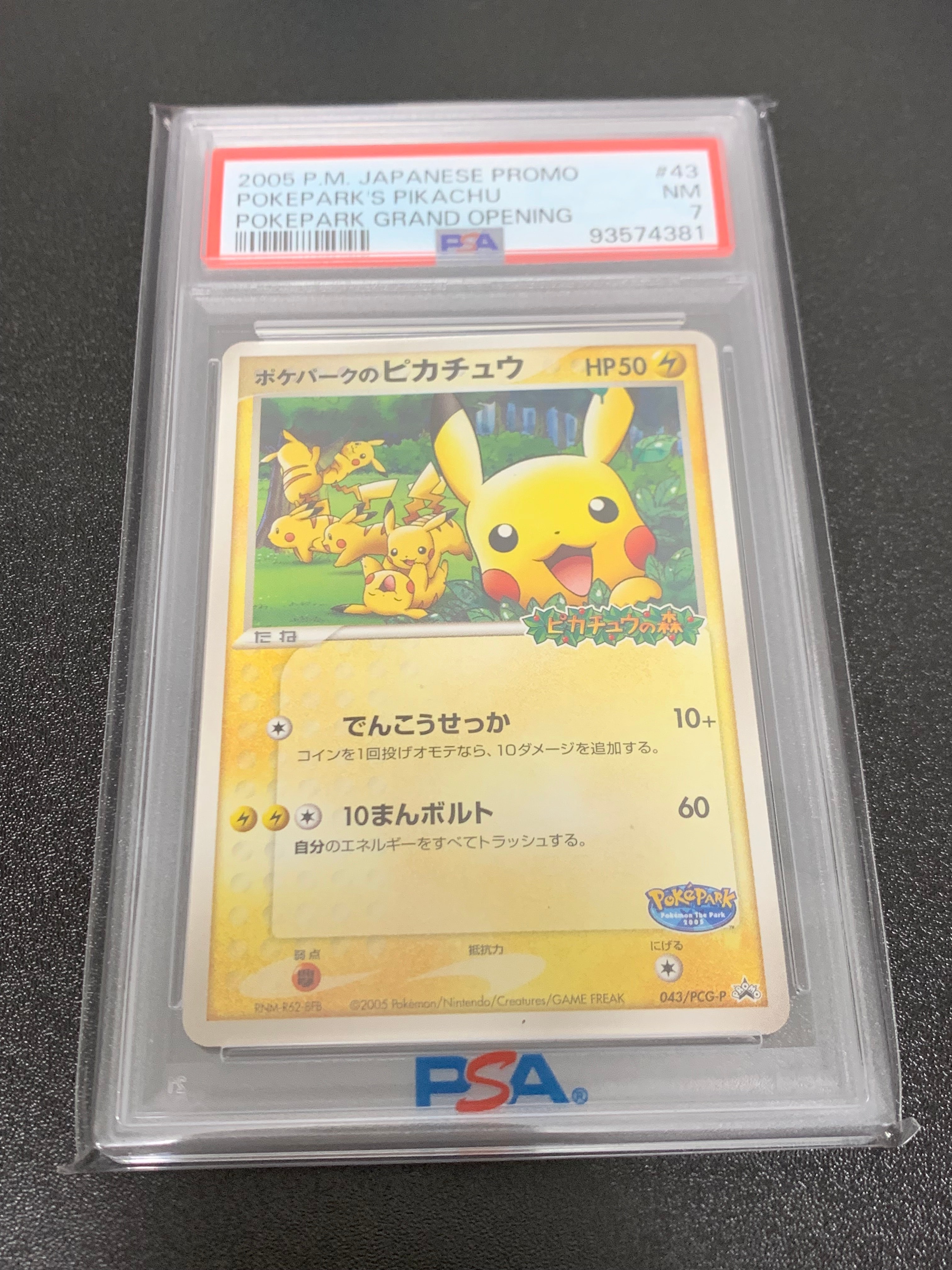 ポケパークのピカチュウ P [PCG-P 043](プロモーションカード「ポケパーク ルギアのくるくるシップ」)