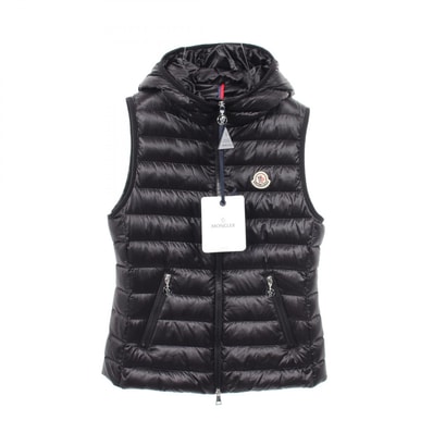 モンクレール MONCLER GLYGOSSE ダウンベスト 衣料品 アウター ナイロン レディース ブラック系 1A00098597YG9991 【新品】