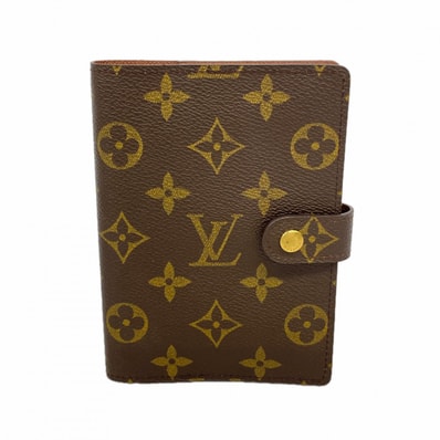 【6dd5233】ルイヴィトン 手帳カバー モノグラム アジェンダPM R20005 ブラウン【中古】メンズ レディース ユニセックス