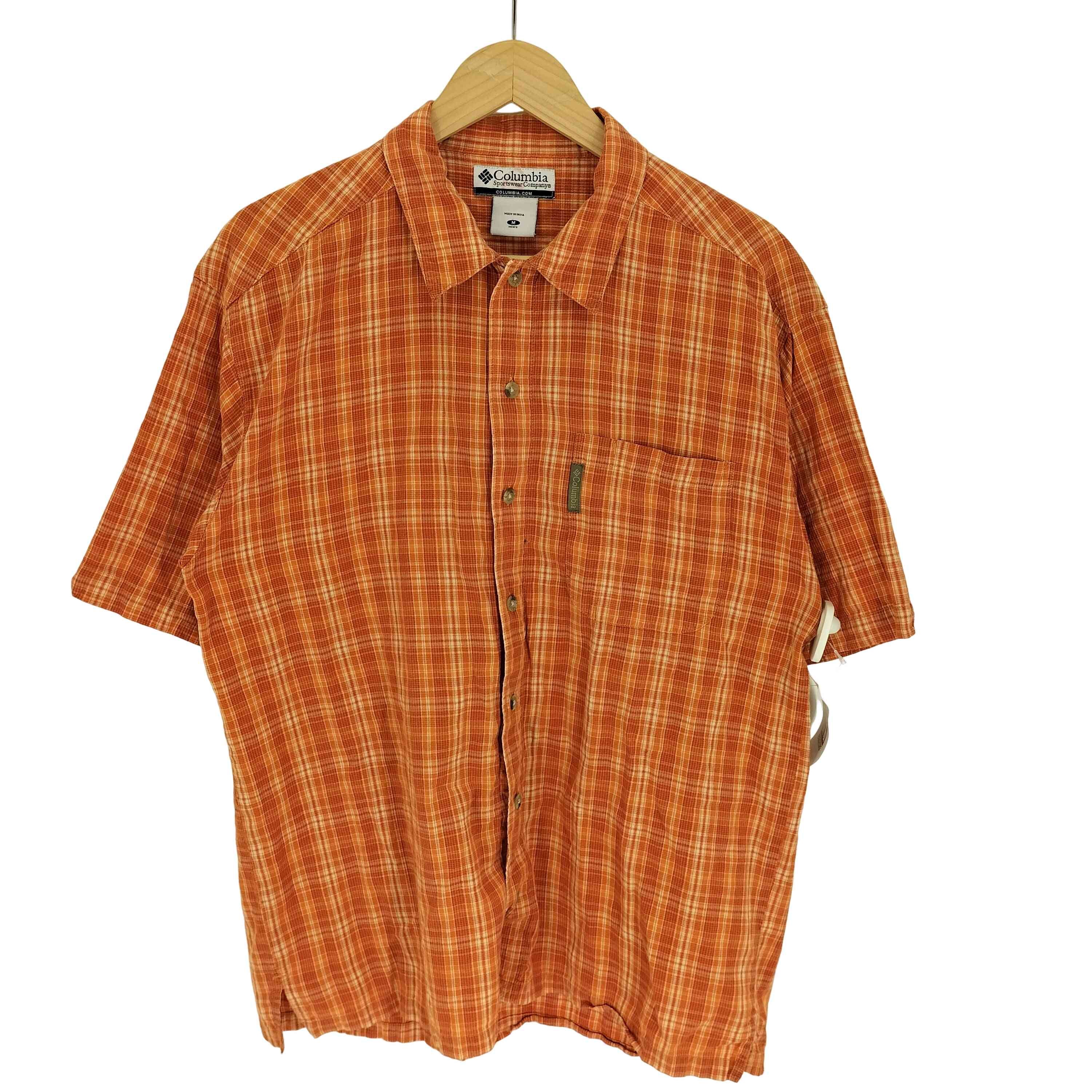 00S チェック柄  1ポケット S/S レギュラーカラーシャツ【1140694033447】