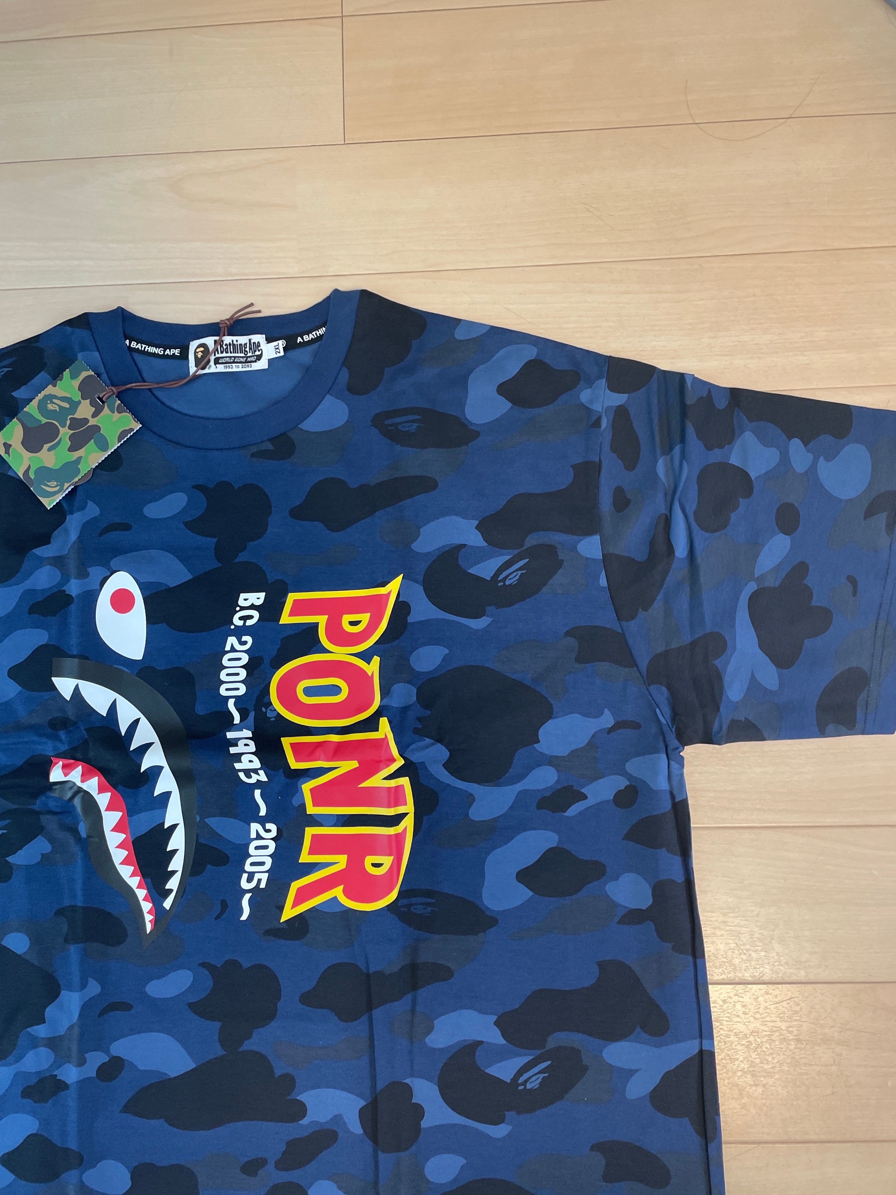 カラーカモ シャークTシャツ