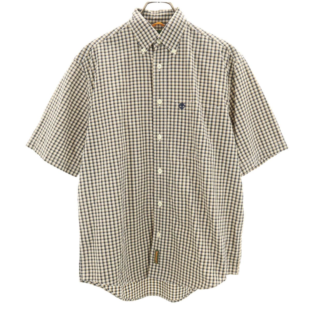 Timberland 00s 半袖 ボタンダウンシャツ