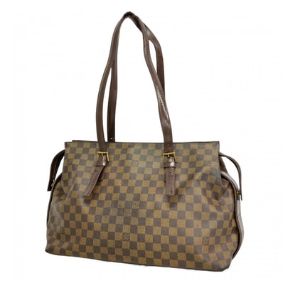 ★最終価格【6cd4741】ルイヴィトン ショルダーバッグ ダミエ チェルシー N51119 エベヌ【中古】レディース