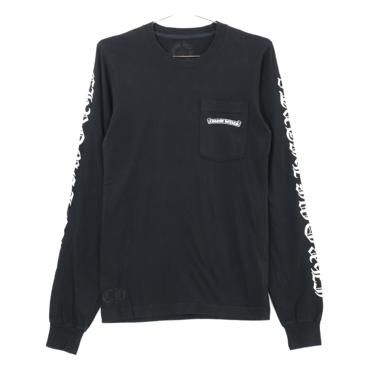 Chrome Hearts CH Scroll Label Fuck You L/S T-Shirt "Black"