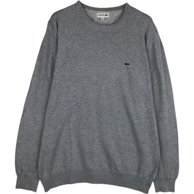 古着 ラコステ LACOSTE コットンニットセーター メンズXL相当/eaa645907