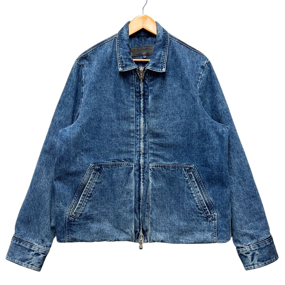 Chrome Hearts Dagger Zip Denim Blouson Jacket "Indigo"
