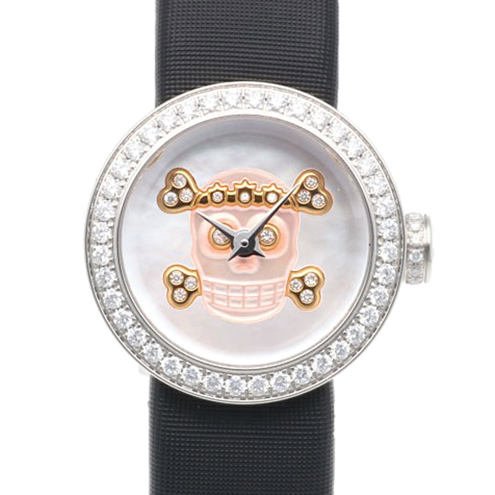 ディオール ラ ディ ドゥ ディオール 腕時計 時計 ステンレススチール CD040110-J クオーツ レディース 1年保証 Dior  中古