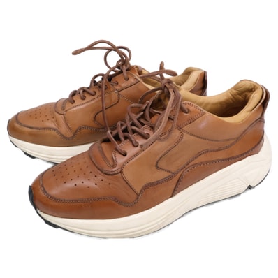 ブッテロ B8020 VINCI ヴィンチ ヴィブラムソール レザー ローカットスニーカー/ 40