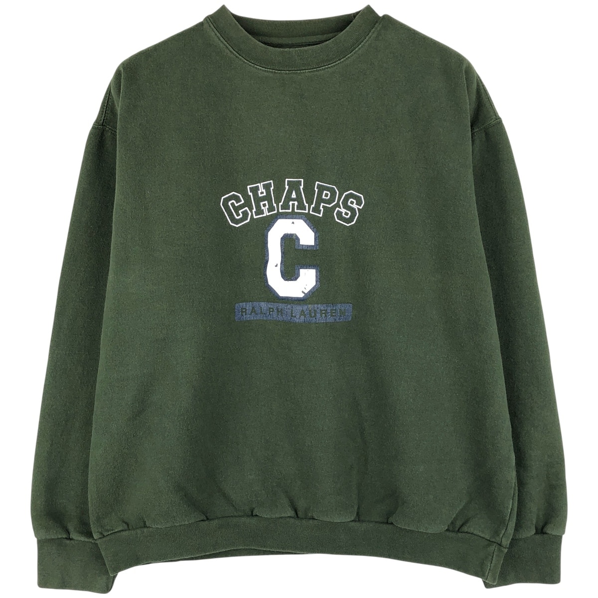 古着 ラルフローレン Ralph Lauren CHAPS チャップス ロゴスウェットシャツ トレーナー メンズS相当/eaa599600