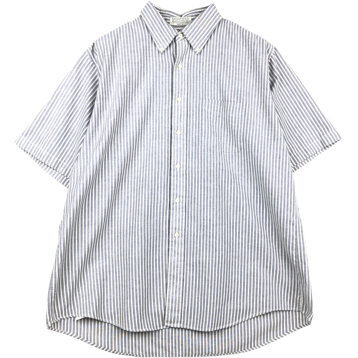 古着 90~00年代 エルエルビーン L.L.Bean 半袖 ボタンダウン ストライプシャツ メンズXL相当 ヴィンテージ/eaa605065
