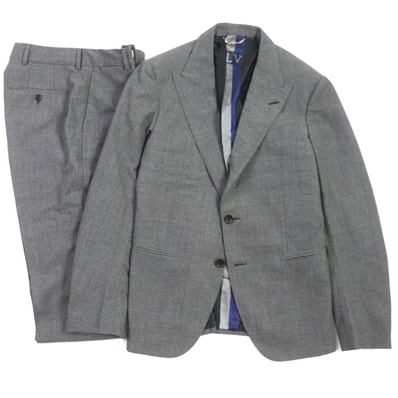 美品 ルイヴィトン セットアップ PONT NEUF FIT グレー 48