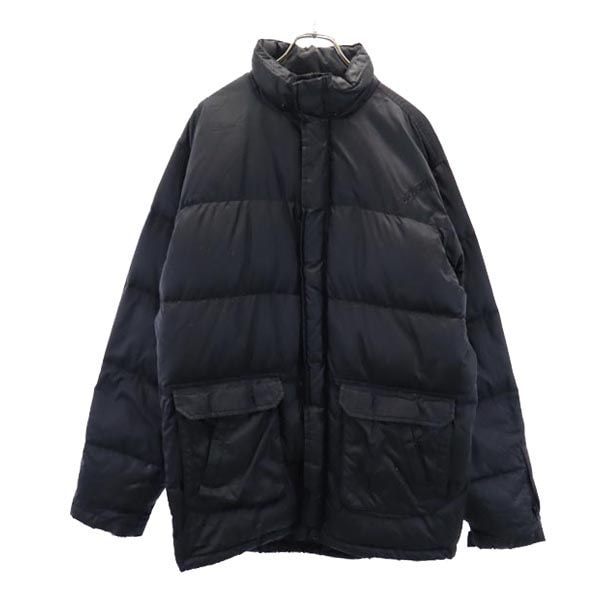 STUSSY ステューシー 紺タグ オールド ダウンジャケット L 黒