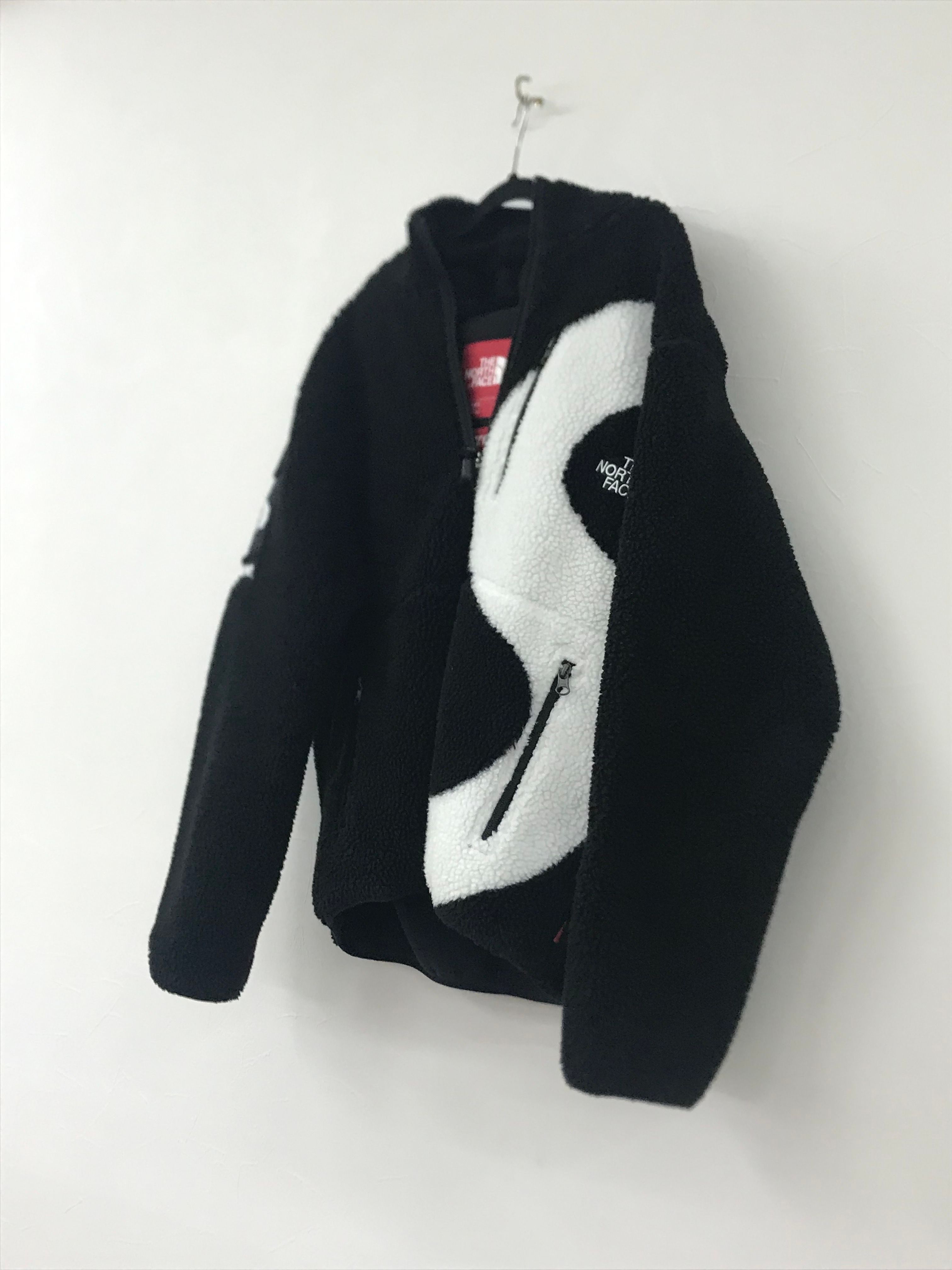 Supreme x The North Face S Logo Hooded Fleece Jacket "Black"