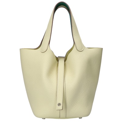 エルメス 美品 W刻 トリヨン ピコタンロック18/PM エクラ