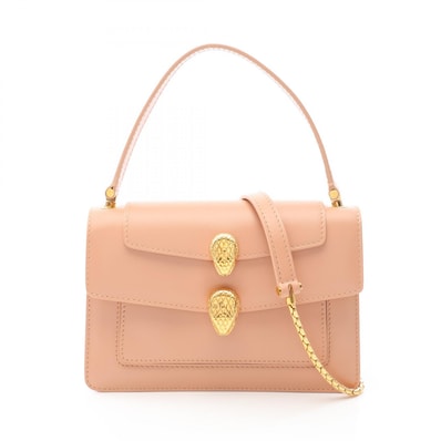 ブルガリ BVLGARI BVLGARI × ALEXANDER WANG セルペンティ 2way ハンドバッグ バッグ レザー レディース ピンク系 【中古】