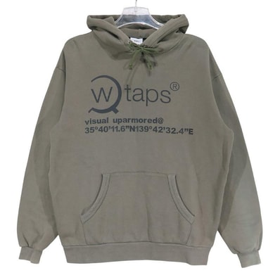 WTAPS ダブルタップス OG HOODED オージーフーデッド オリーブドラブ プルオーバー パーカー フーディー トップス サイズ02(M)