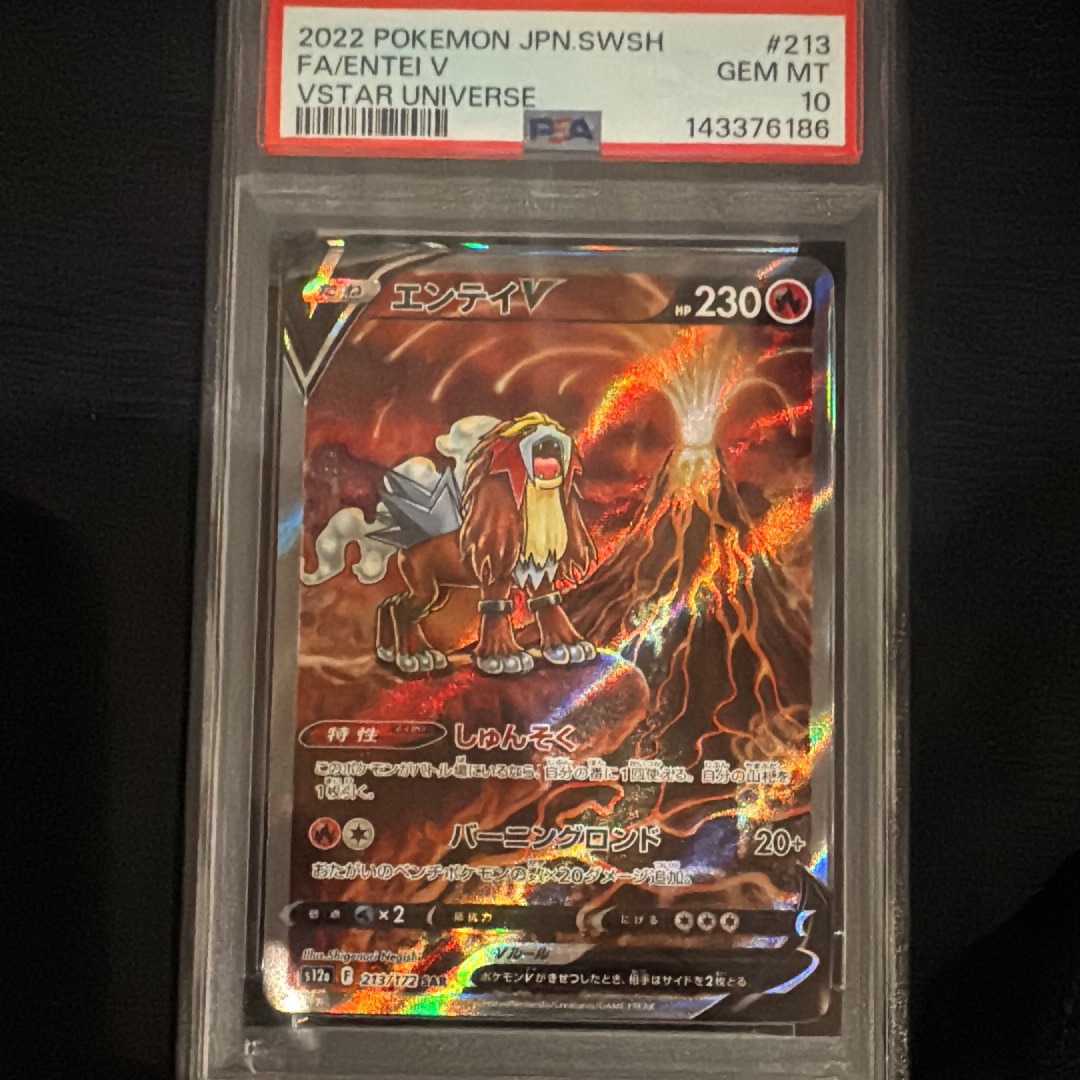 PSA10】エンテイV SAR[s12a 213/172](ハイクラスパック「VSTAR