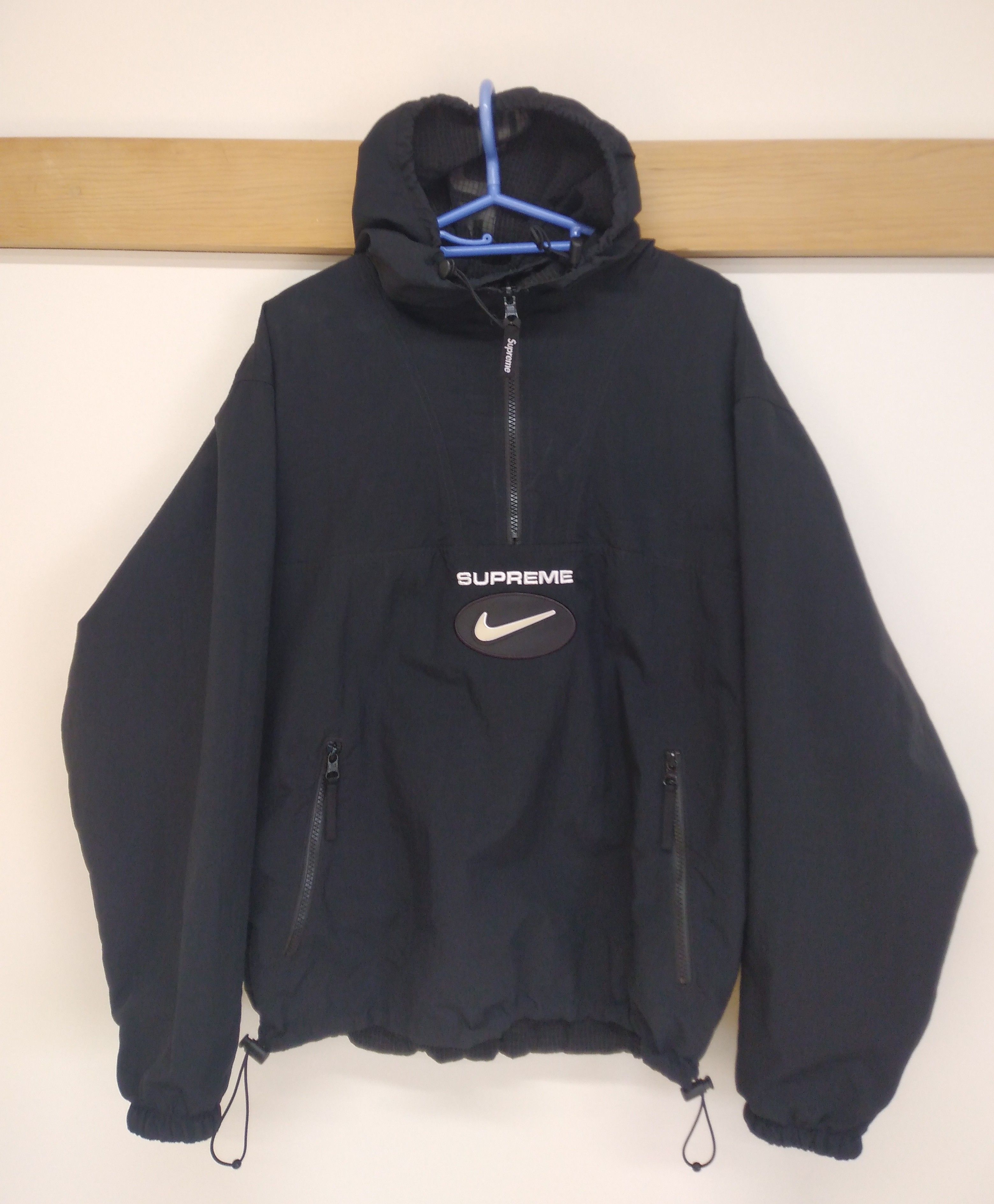 Supreme / Nike Jewel Reversible Ripstop Anorak "Black"