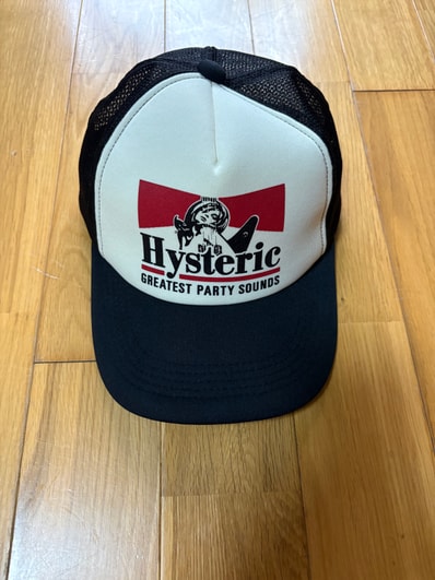 HYSTERIC GLAMOUR Guitar Girl Mesh Cap "Black" 02233QH05