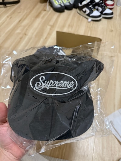 Supreme Terry Mesh Back 5-Panel "Black"