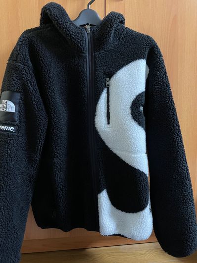 Supreme x The North Face S Logo Hooded Fleece Jacket "Black"
