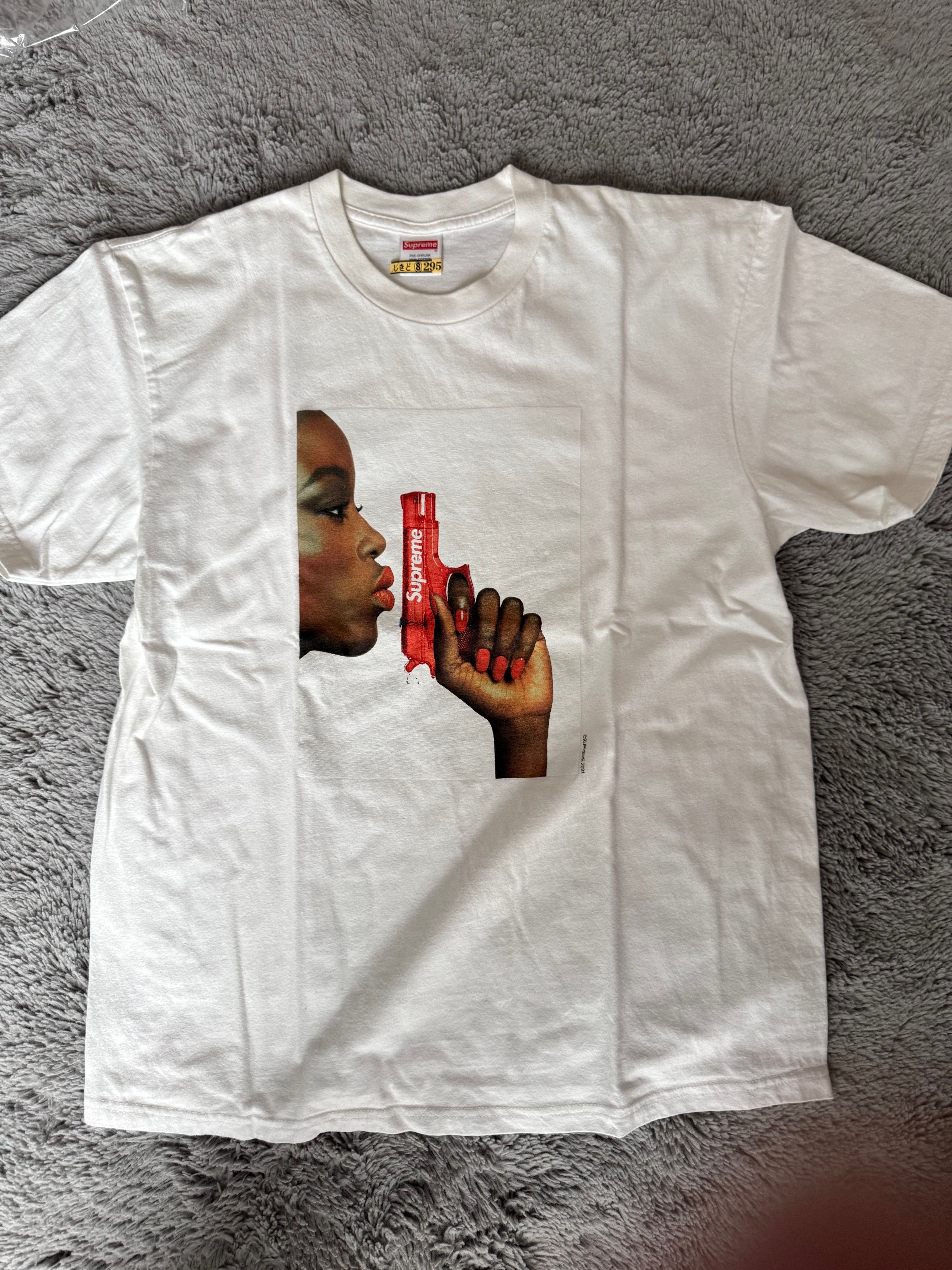 Supreme Water Pistol Tee "White"