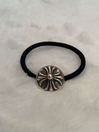 Chrome Hearts Hair Band # 2 Cross Bracelet "Black"