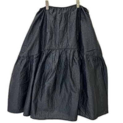 セシリー バンセン SS21.04-0020 ROSEMARY SKIRT ブラック ローズマリースカート UK10