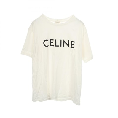 セリーヌ CELINE ルーズ カットソー 衣料品 トップス コットン メンズ ホワイト系 2X681671Q 【中古】