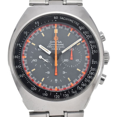 オメガ OMEGA 145.014 スピードマスター マークII クロノグラフ Cal.861 グレー 手巻き メンズ 腕時計 E#146941