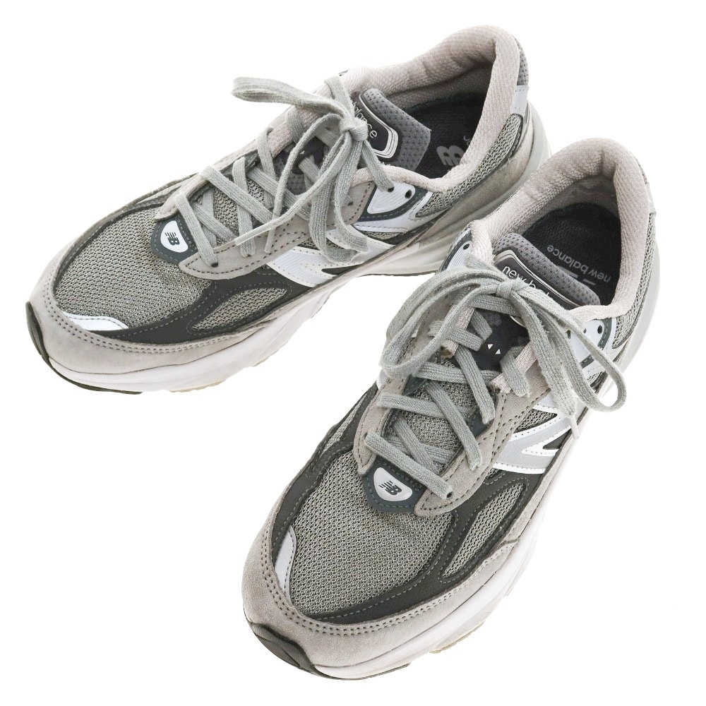 【中古】ニューバランス NEW BALANCE M990GL6 M990V6 made in USA スエード スニーカー グレー【サイズ26cm】【メンズ】