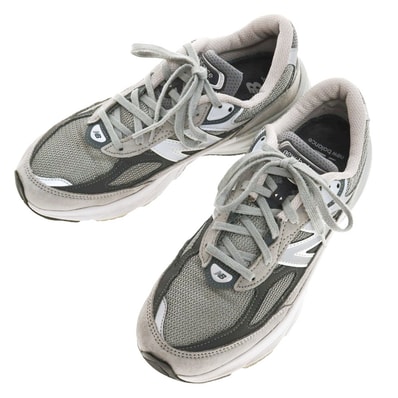 【中古】ニューバランス NEW BALANCE M990GL6 M990V6 made in USA スエード スニーカー グレー【サイズ26cm】【メンズ】