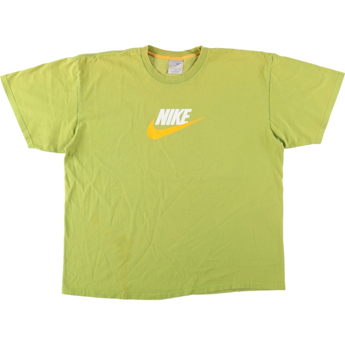 古着 00年代 ナイキ NIKE センターロゴ ロゴプリントTシャツ メンズXL相当/eaa623837