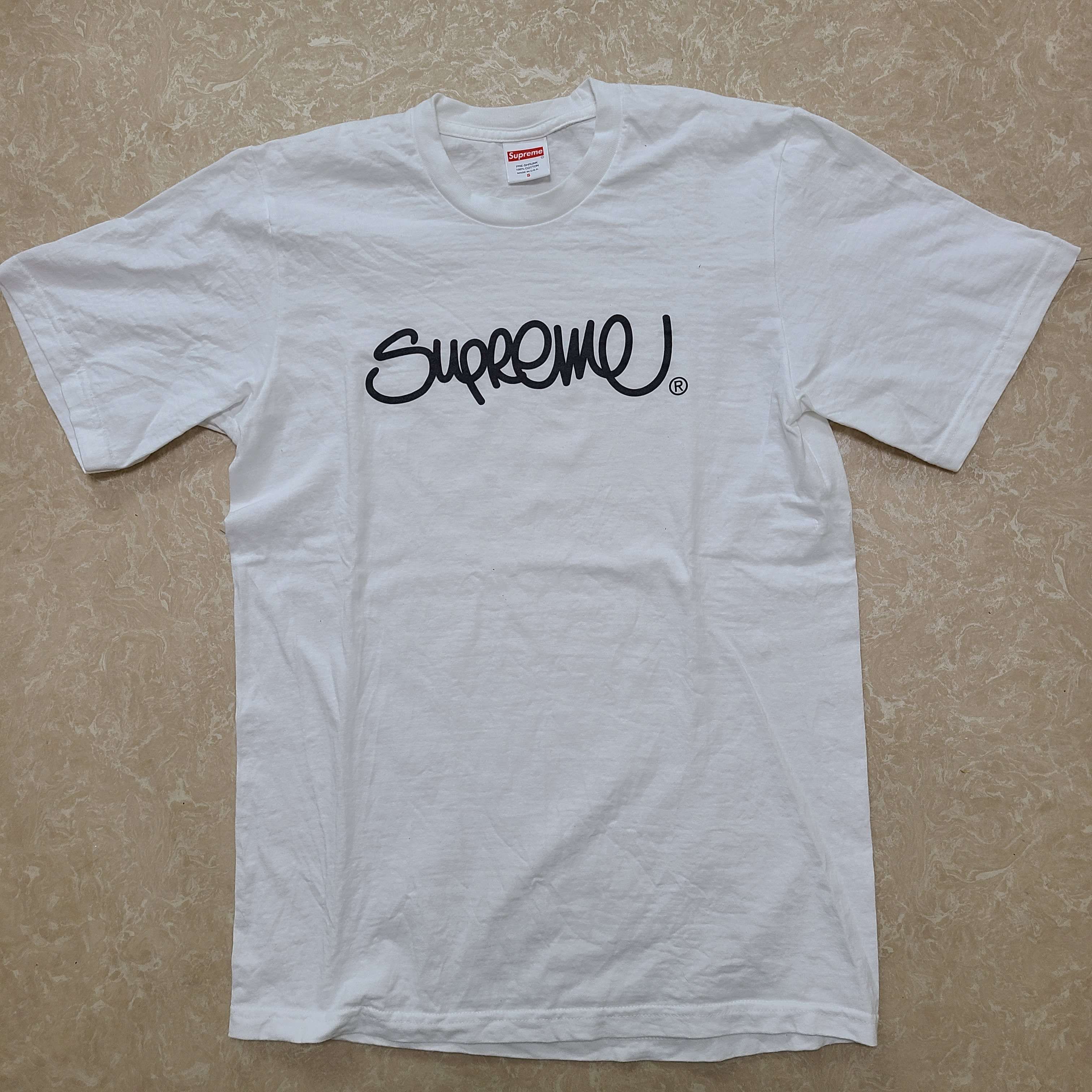 Supreme Handstyle Tee "White"