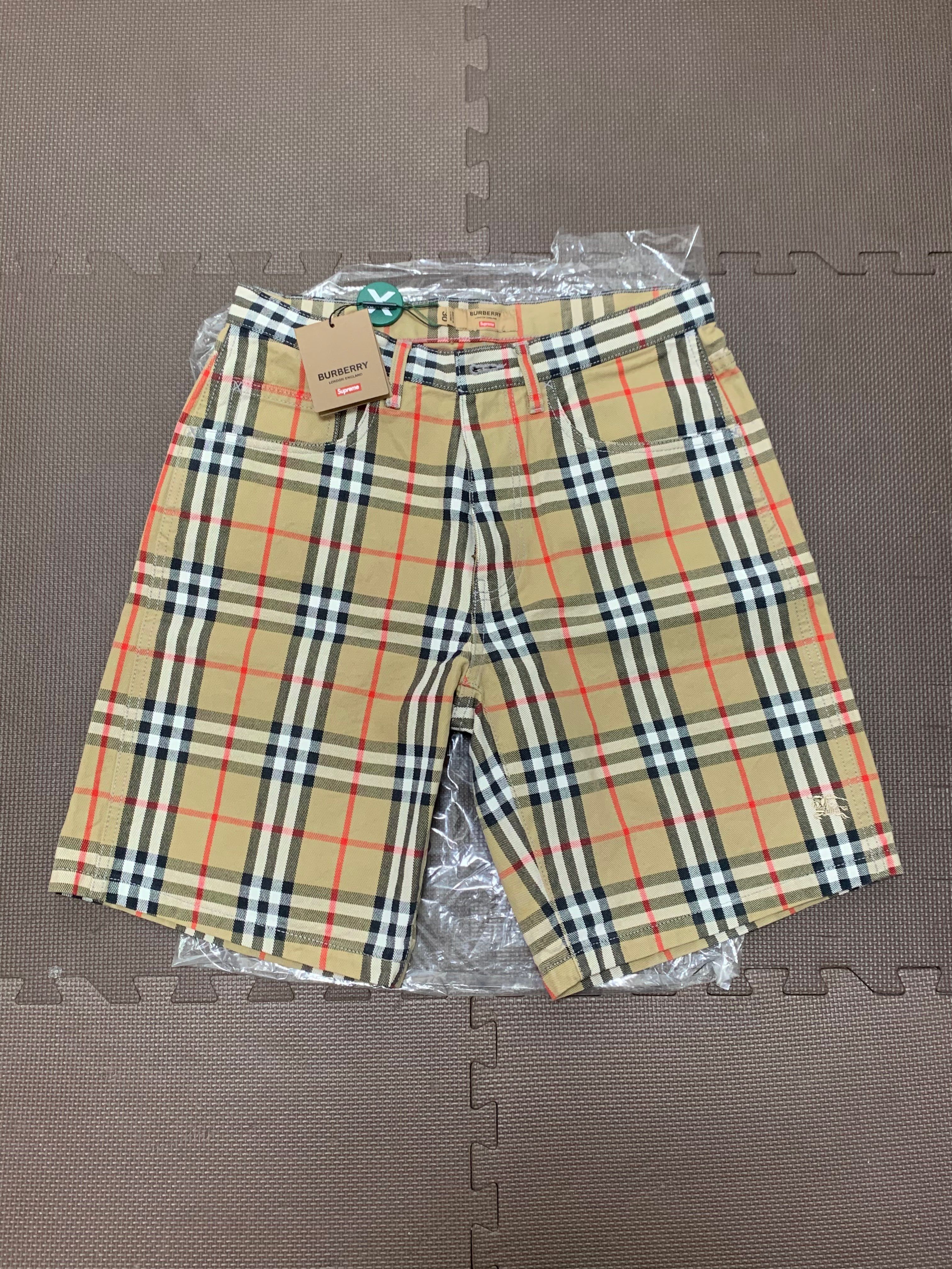 Supreme / Burberry Denim Short "Beige"