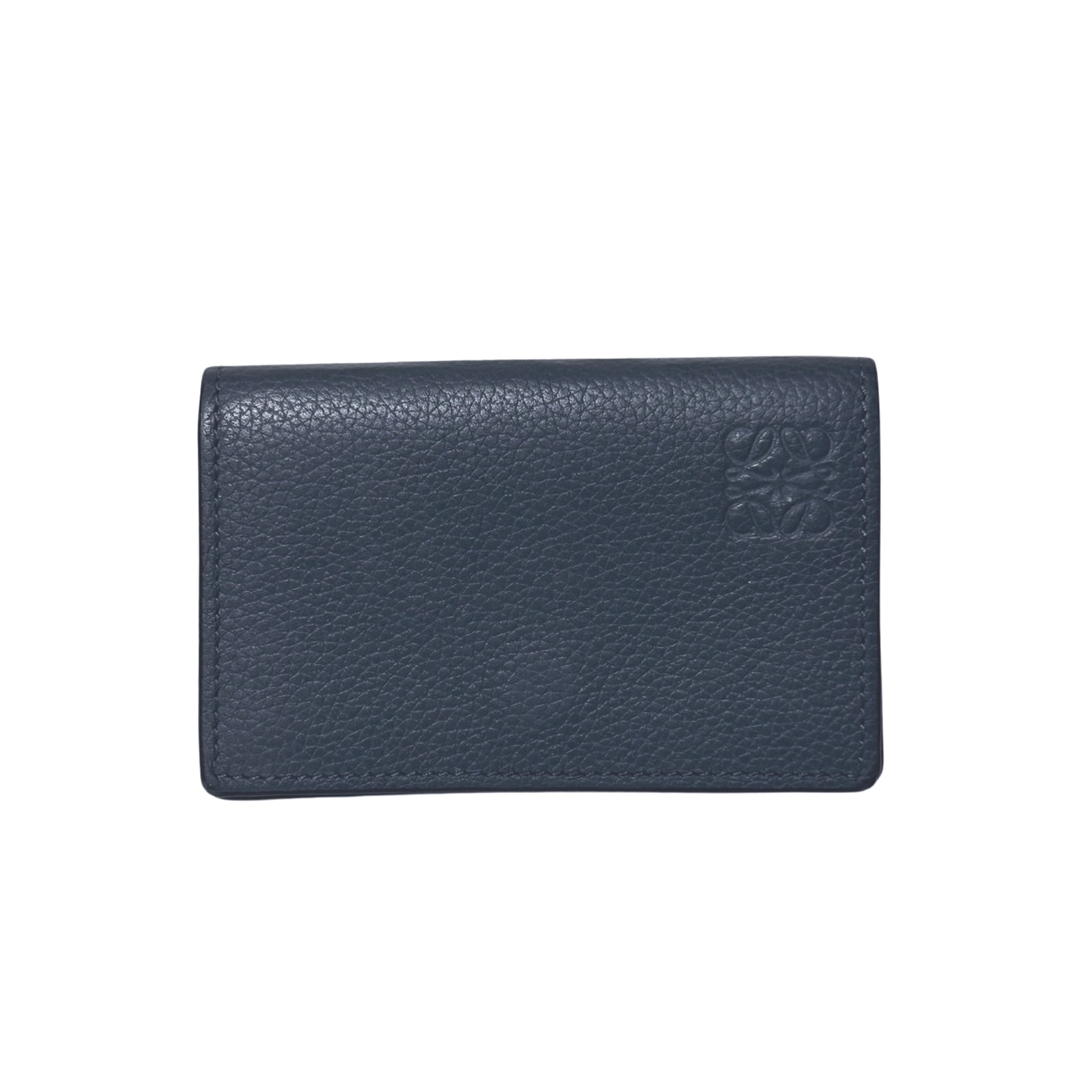 LOEWE ロエベ ビジネスカードホルダー 名刺入れ ネイビー メンズ カードケース