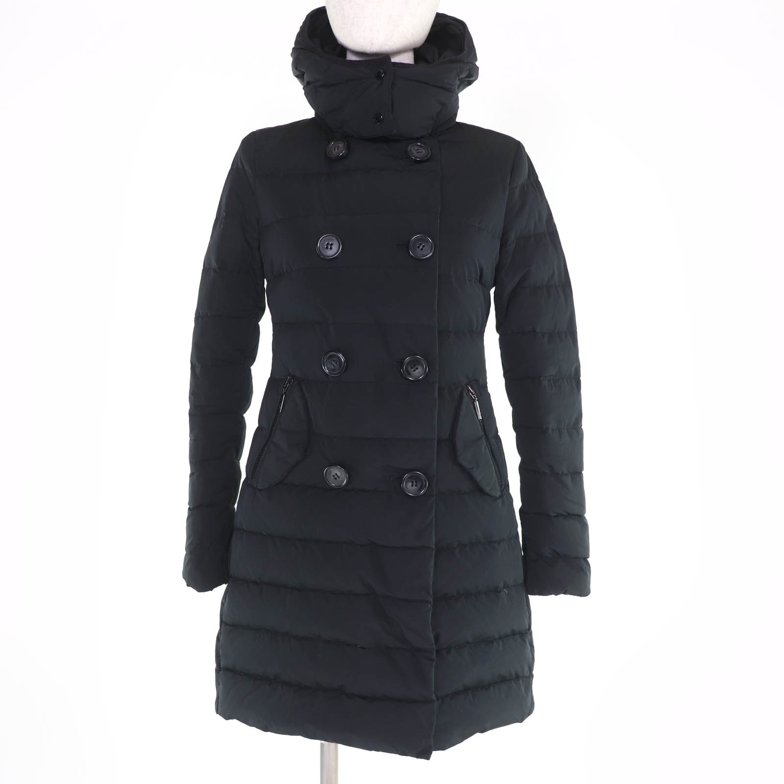 美品 モンクレール ダウンコート GARBET ブラック レディース 00