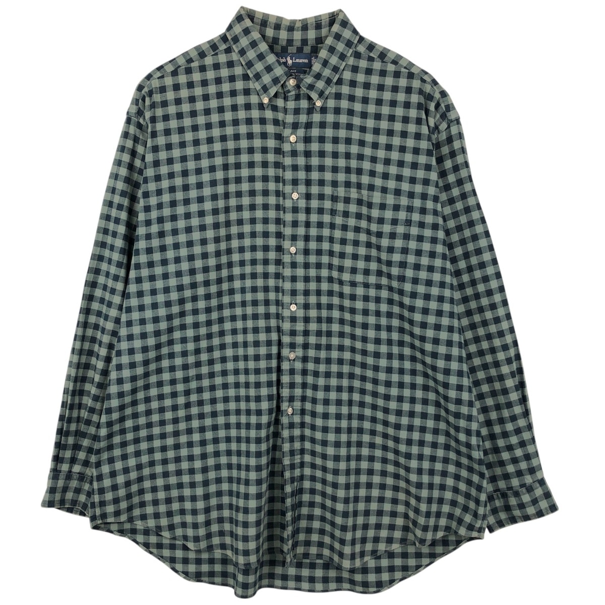 古着 ラルフローレン Ralph Lauren BLAKE 長袖 ボタンダウンチェックシャツ メンズXXL相当/eaa634496