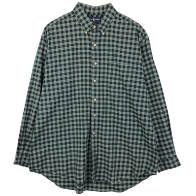 古着 ラルフローレン Ralph Lauren BLAKE 長袖 ボタンダウンチェックシャツ メンズXXL相当/eaa634496